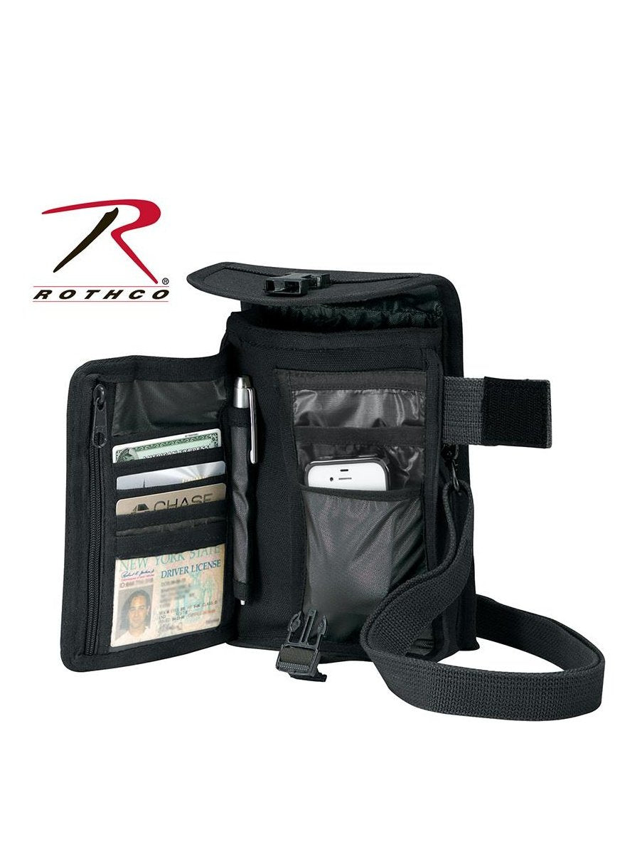 Rothco Canvas Travel Portfolio Bag Black 2325.