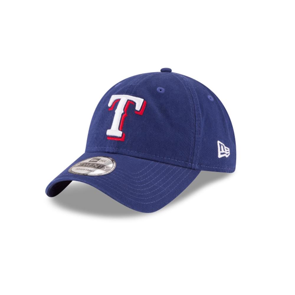 New Era Texas Rangers Core Classic 9Twenty Adjustable Blue 11591491.
