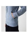 Lacoste Men's Hooded Cotton Jersey Sweatshirt Light Indigo Blue TH9349-51 1GF.