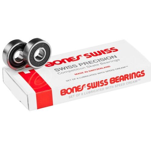 BONES SWISS BEARINGS (8 PACK).