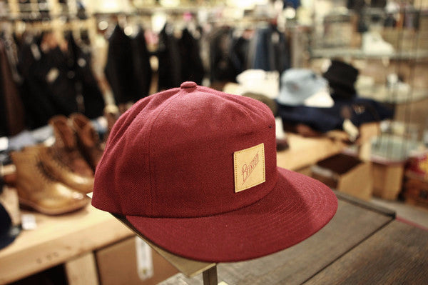 Brixton Wilson Snap Back Burgundy 414-00282-0702.