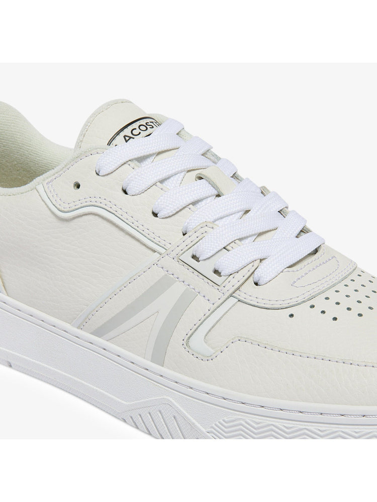 Lacoste Men's L001 Leather Sneakers White/Off White 42SMA0092 65T.