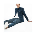 Lacoste Men's Slim Fit Stretch Cotton Poplin Shirt Navy Blue CH5816-51 166.