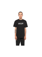 Huf Essentials OG Logo Short Sleeve Tee Black TS00508.