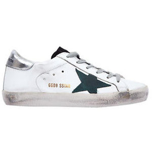 Golden Goose Superstar White /Petroleum Star G30MS590.F54.
