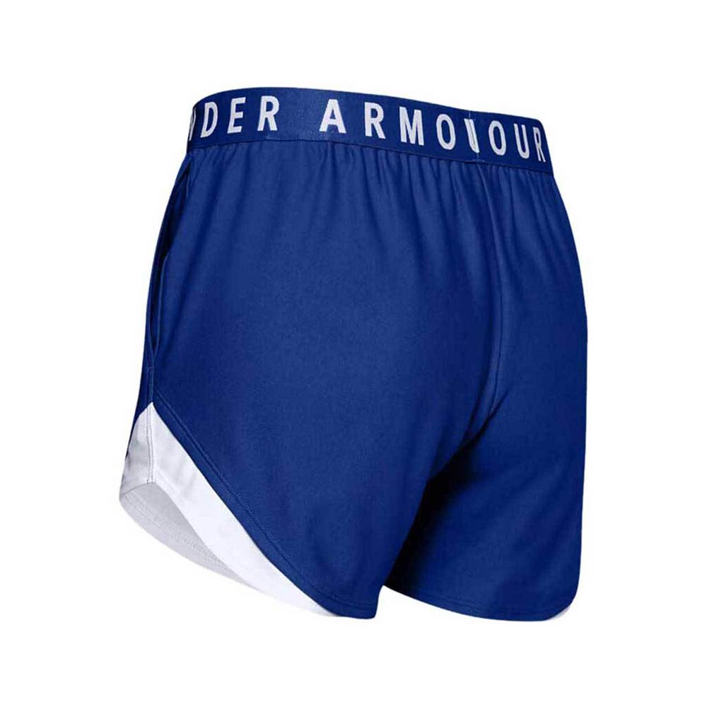 Under Armour Women's Play Up Shorts 3.0 Royal - White 1344552-401.