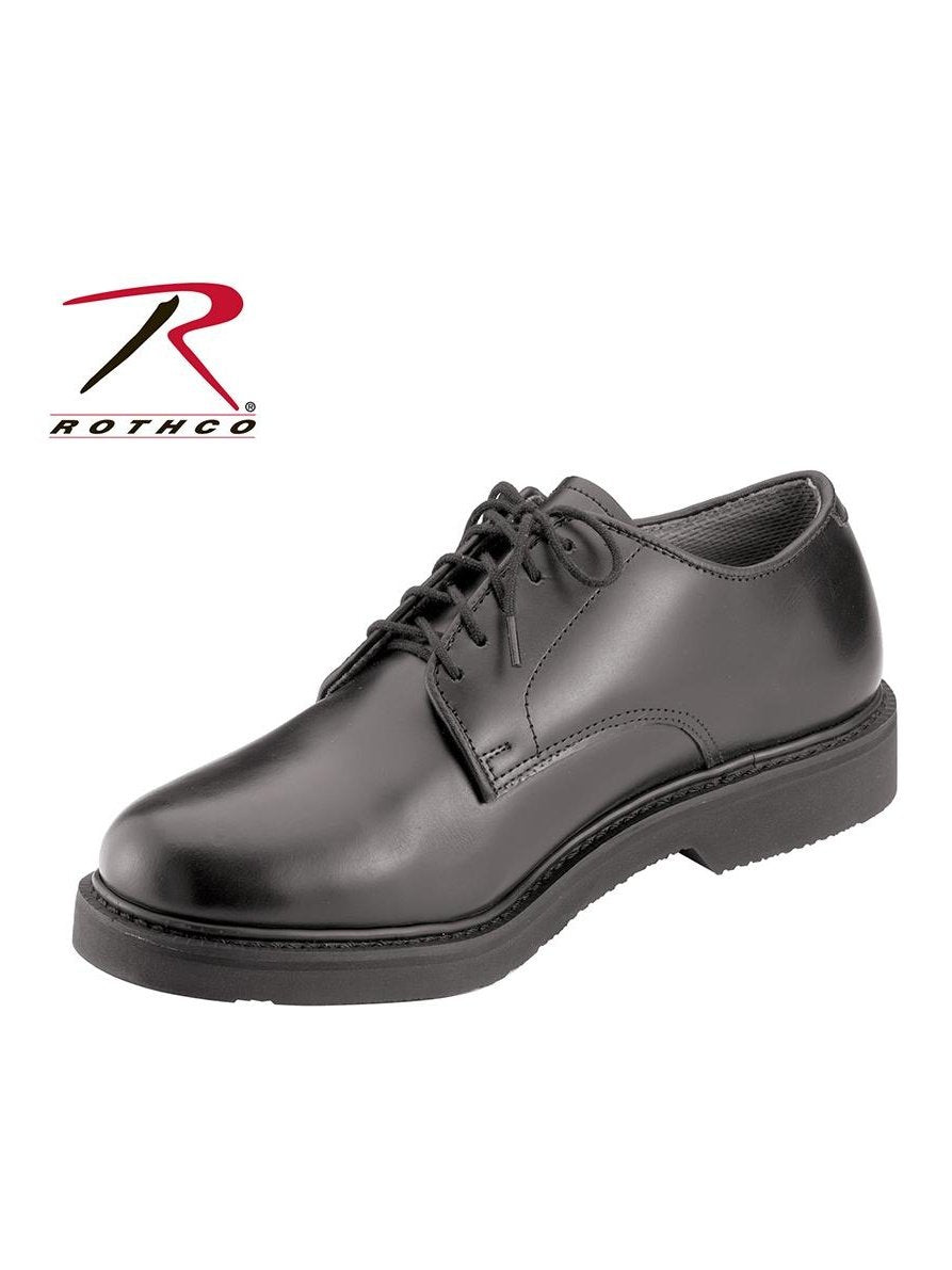 Rothco Military Uniform Oxford Leather Shoes Black 5085.