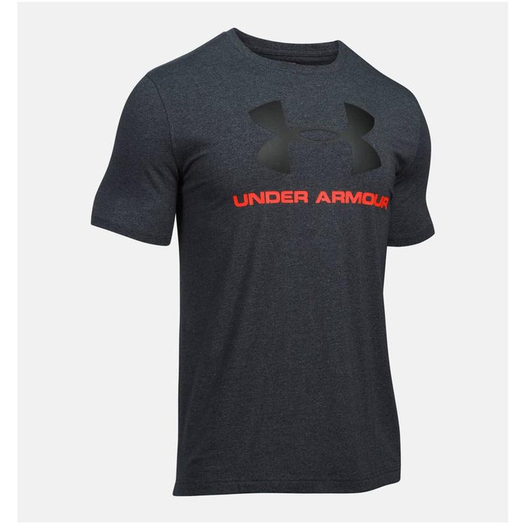 Under Armour UA Sportstyle Logo  Black/Phoenix Fire 1257615-015.