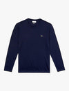 Lacoste Crew Neck Pima Cotton Jersey T-shirt Navy Blue TH6712-51 166.