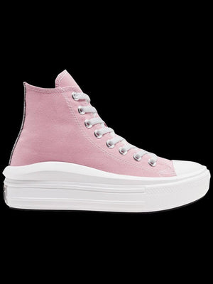 Converse Womens Chuck Taylor All Star High Move Lotus Pink/Black/White 568795C.