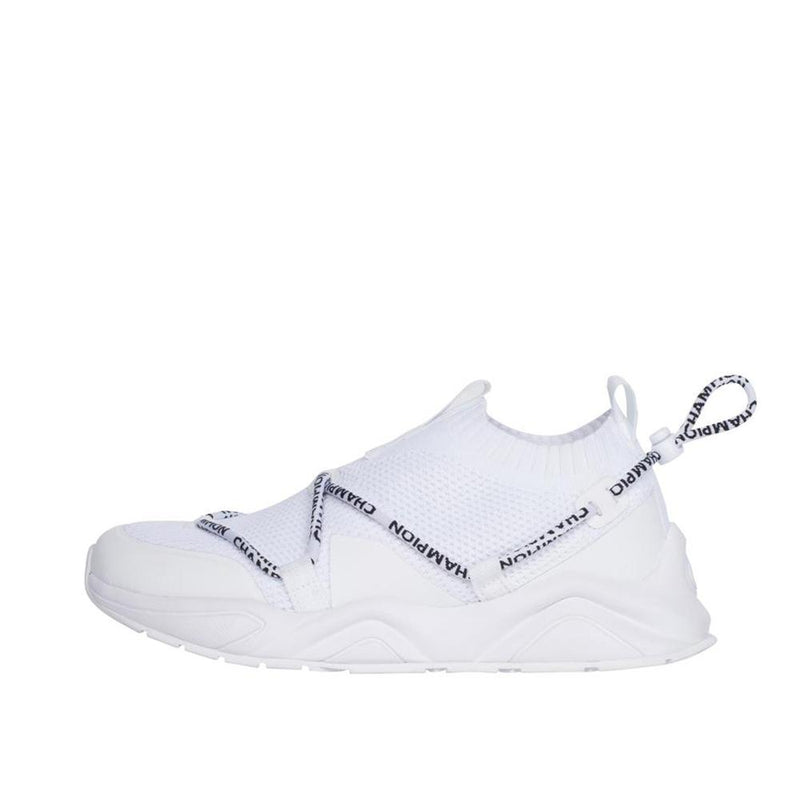 Champion Rally Flux Lo White Knit Upper CPS10149W.