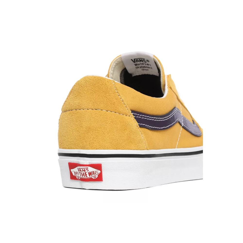 Velvet hot sale yellow vans