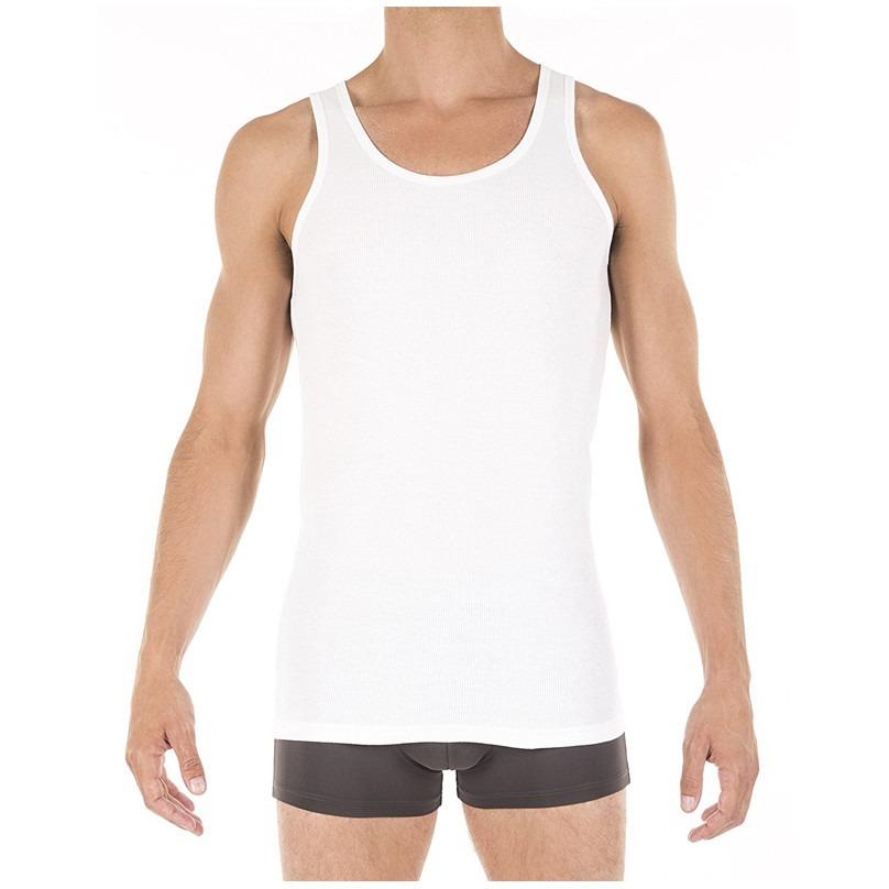 Tommy Hilfiger Men's Undershirts 3 Pack Cotton Classics A-Shirts White 09TTK01.