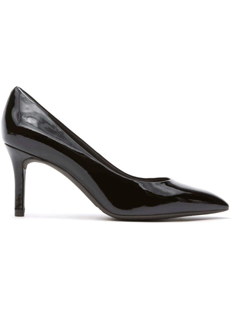 Rockport Total Motion Pointed Toe Pump Black Patent A11799.