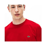 Lacoste Men's Crew Neck Pima Cotton Jersey T-shirt Red TH6709-51 240.