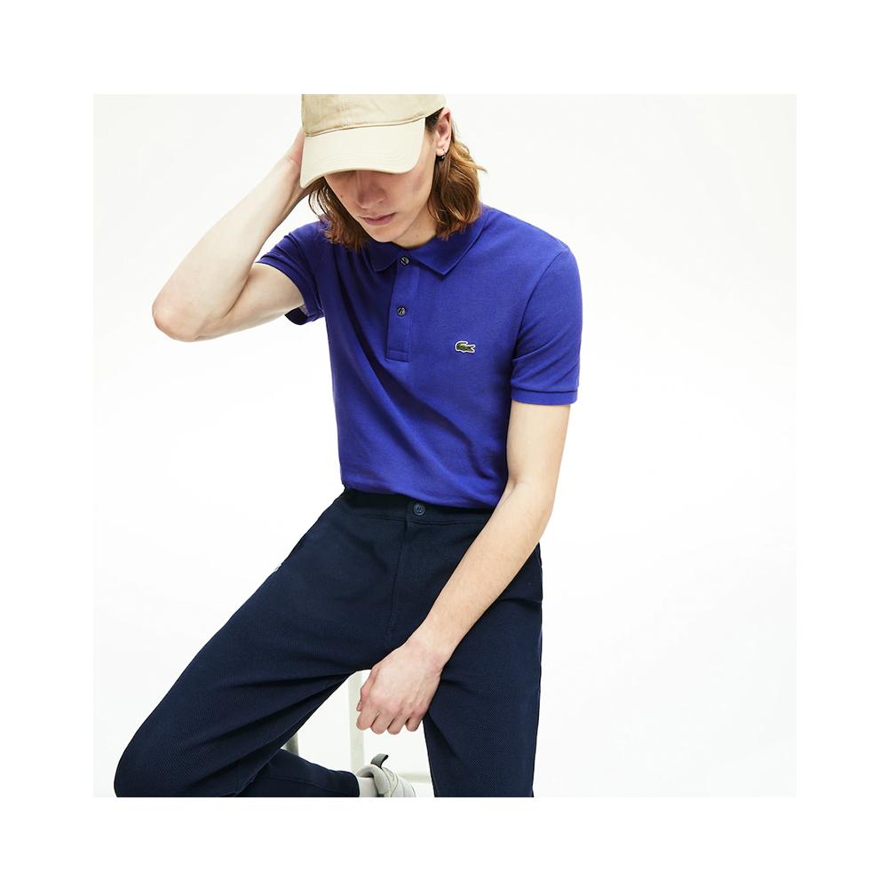 Lacoste Men's Petit Piqu?? Slim Fit Polo Shirt Corsair PH4012-51 68T.