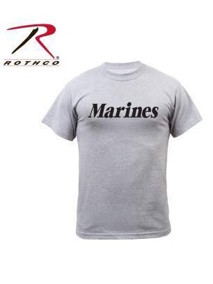 Rothco Grey Physical Training Marine T-Shirt Grey 6032.