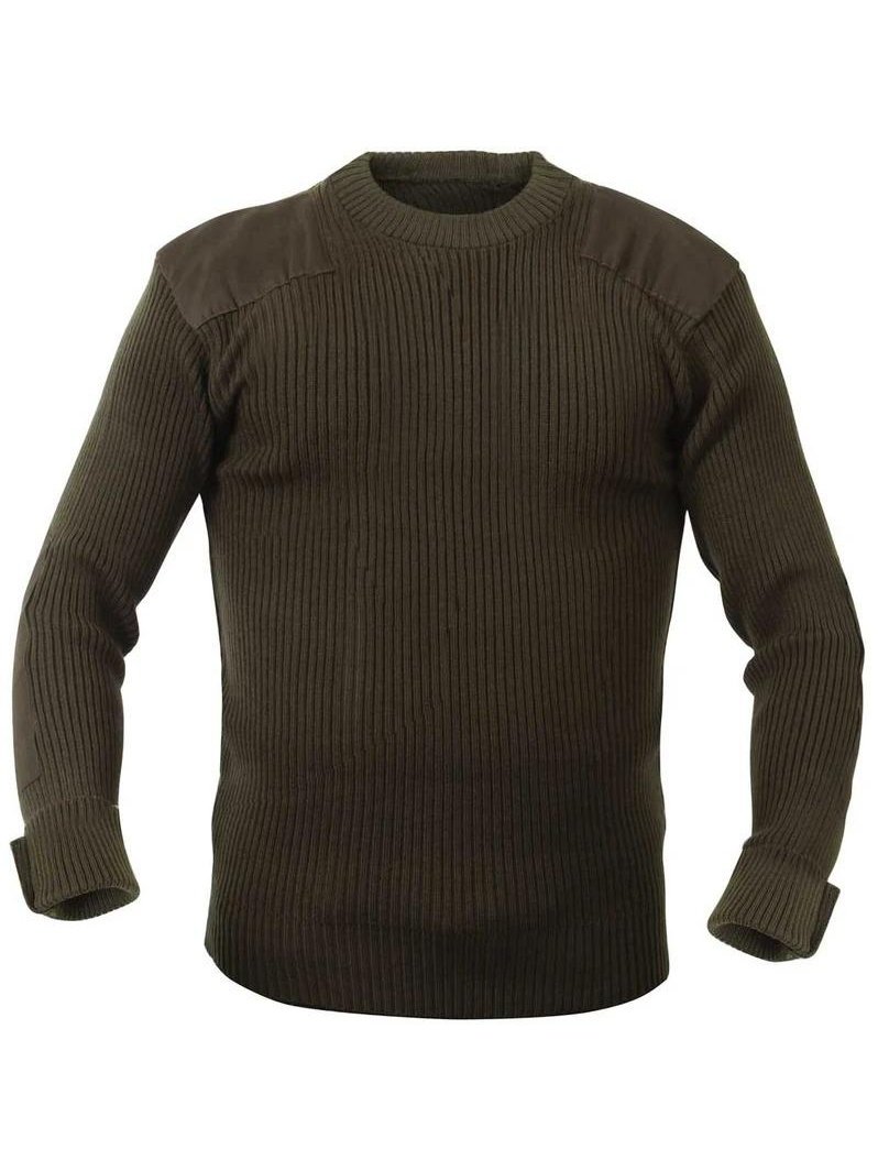 Rothco G.I. Style Acrylic Commando Crew Neck Sweater Olive Drab 6347.