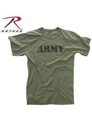 Rothco Vintage 'Army' T-Shirt Olive Drab 66400.