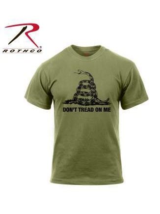 Rothco Don't Tread On Me T-Shirt Olive Drab 67707.