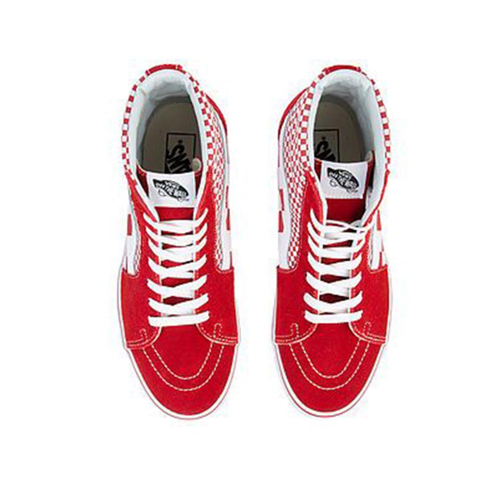 Vans Ua Sk8-Hi Mix Checker Chili Pepper/True White VN0A38GEVK5.