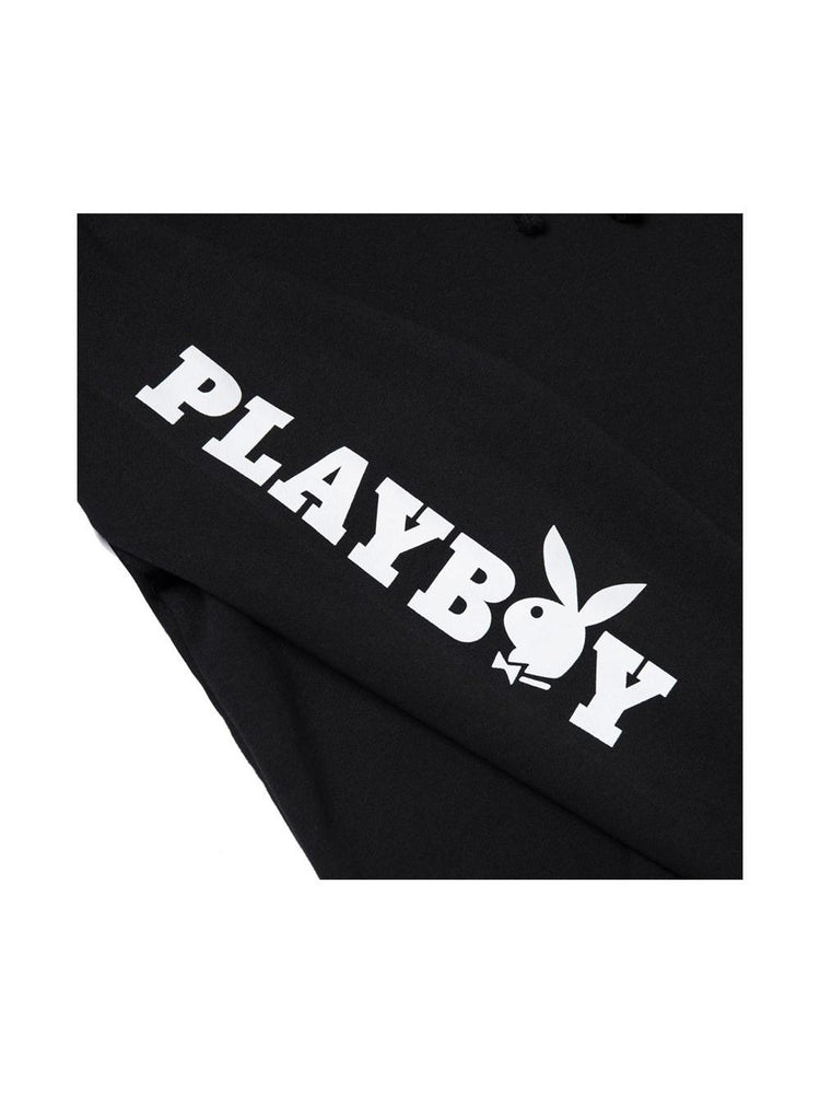 Huf X Playboy Bunny Triple Triangle Pullover Hoodie Black PF00380.