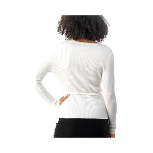 Jobber Vintage Long Sleeve V Neck Sweater Cardigan White TT9172.