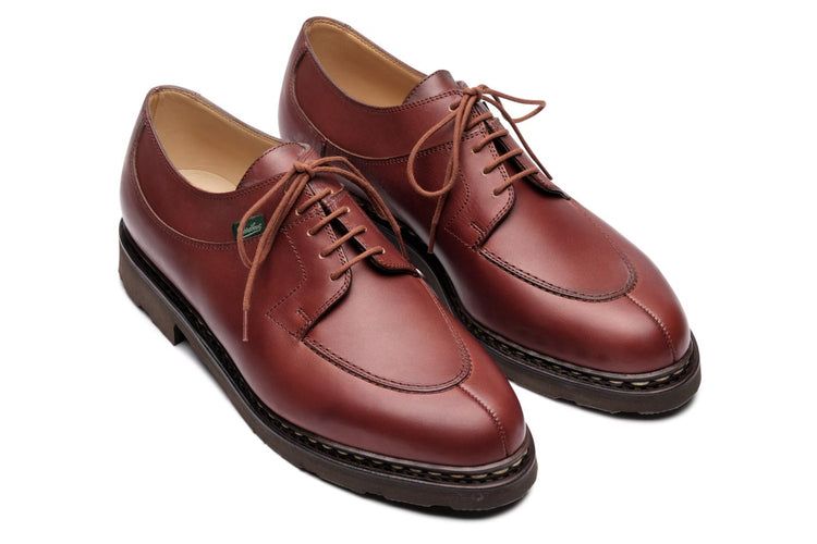Paraboot Men's Avignon Plained Leather Oxford Shoe Sup Marron 705111.