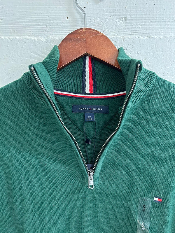 Cardigan Tommy Jeans Mock Neck Tommy Hilfiger Men's Solid Quarter