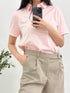 Tommy Hilfiger Men's Richard Tipped Short Sleeve Polo CF Pink Dust 78J8752 691