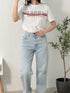 Tommy Hilfiger Mens Brandy Short Sleeve T-Shirt Optic White 78J8756 100