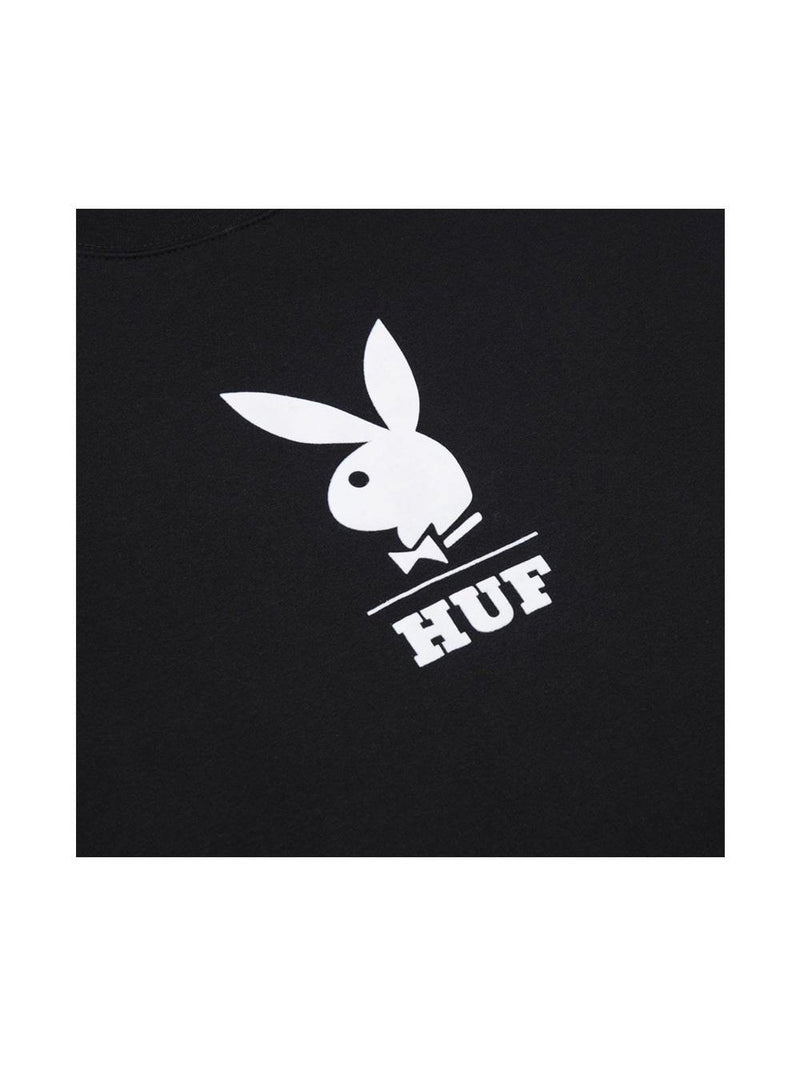 Huf X Playboy Logo Crew Neck Sweatshirt Black PF00382.