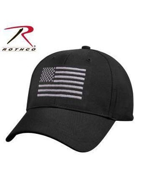 Rothco U.S. Flag Low Profile Cap Black 8978.