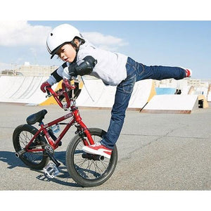 Bern Junior Pad Set, Knee, Elbow, Wrist -Blue on Black.