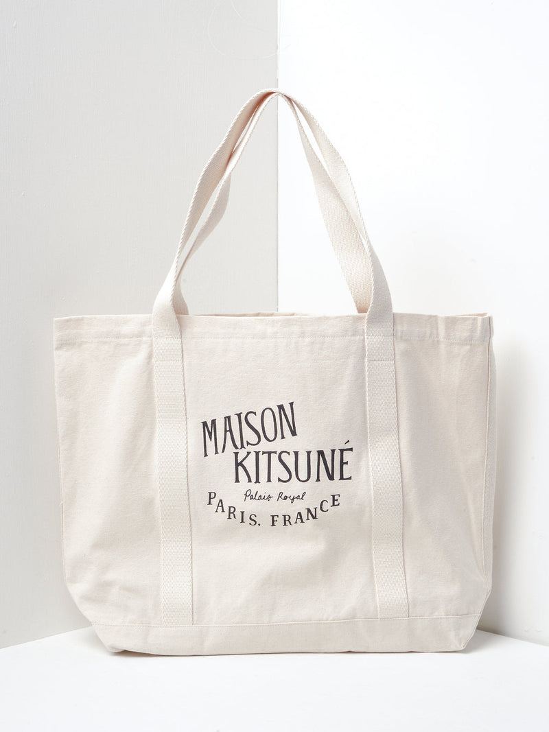 Palais Royal Tote Bag - Maison Kitsune - Cotton - Black