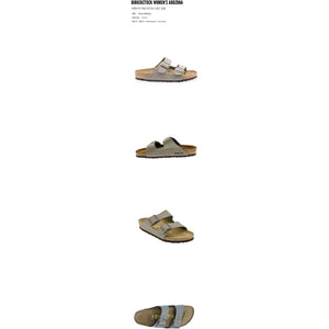 BIRKENSTOCK ARIZONA BIRKIBUC in STONE.