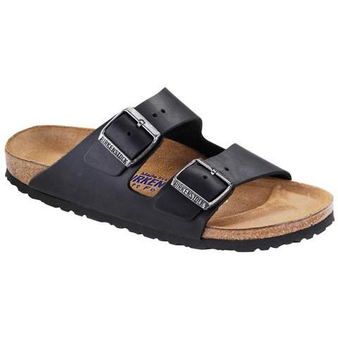 BIRKENSTOCK Womens Arizona SFB Black Oiled Leather in Black.