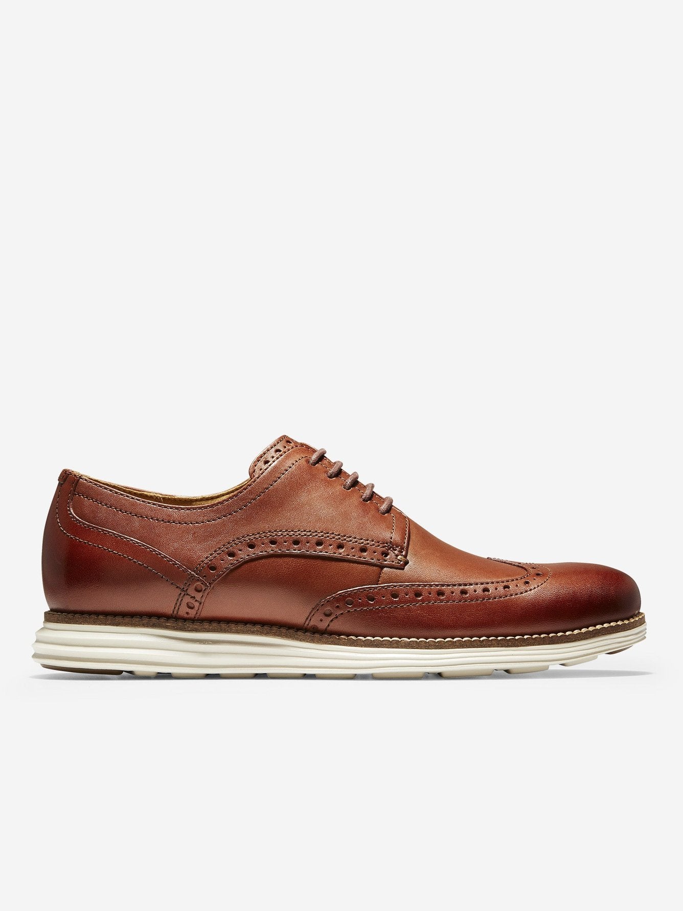 Cole Haan Men's Original Grand Wingtip Oxford Shoes Woodbury/Ivory C20778.
