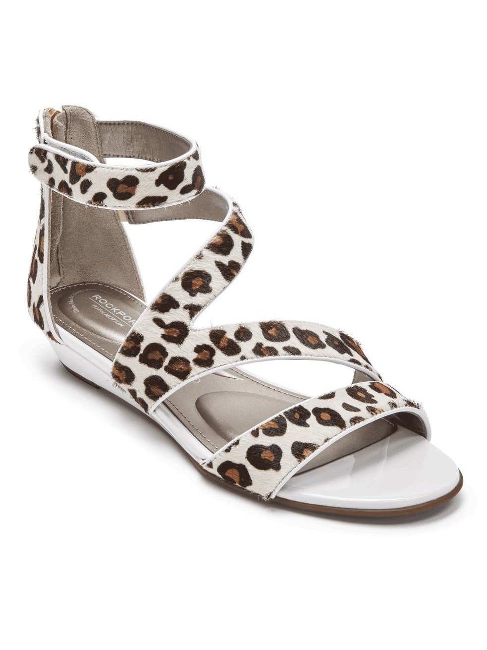 Rockport Womens Total Motion Zandra Band S Sandal White CH6707