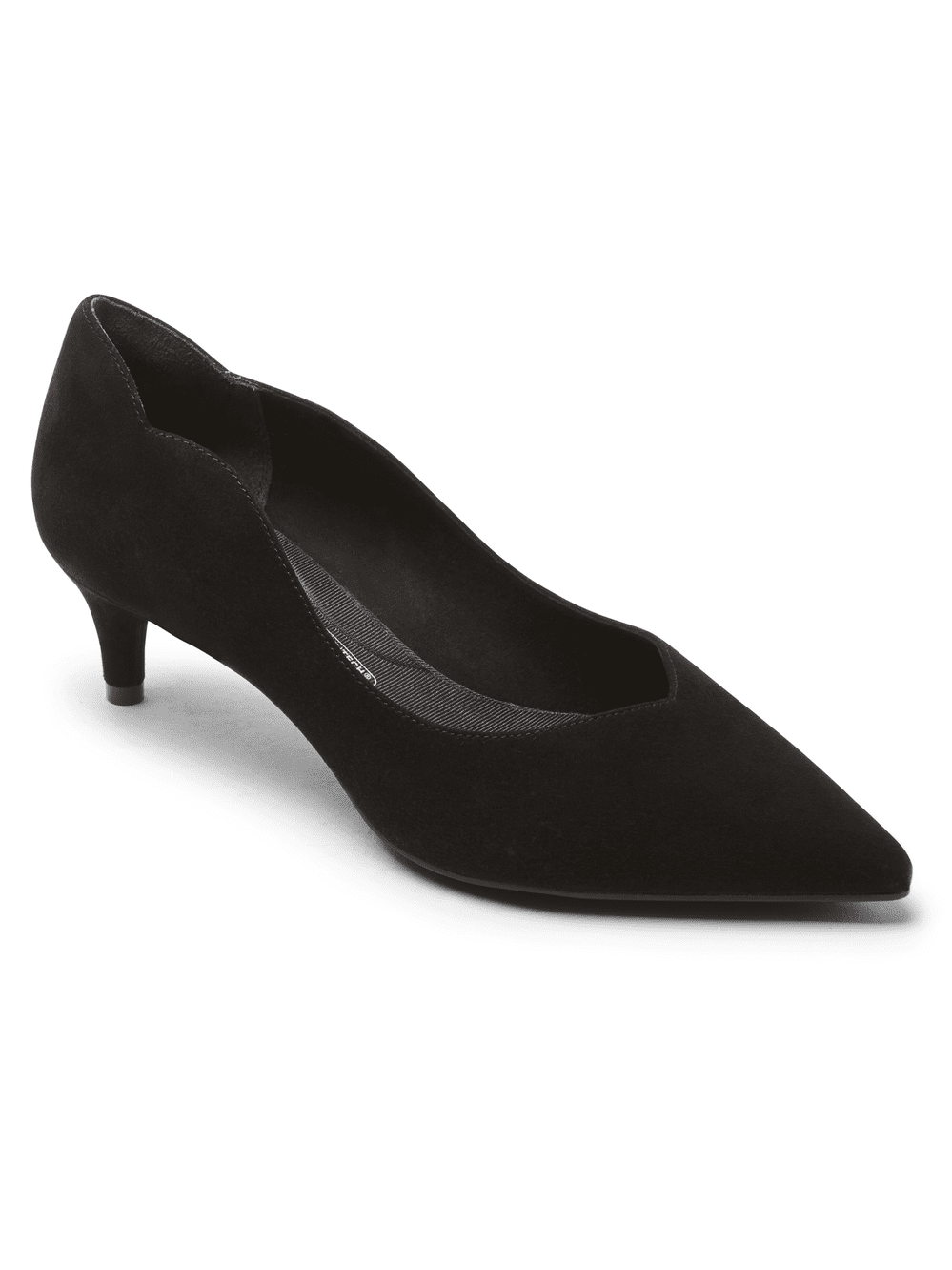 Rockport Womens Total Motion Noelle Scalloped-Back Heel Black CI1663.