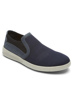 Rockport Men's Caldwell Twin Gore Slip-On Navy Mesh Leather CI3169.