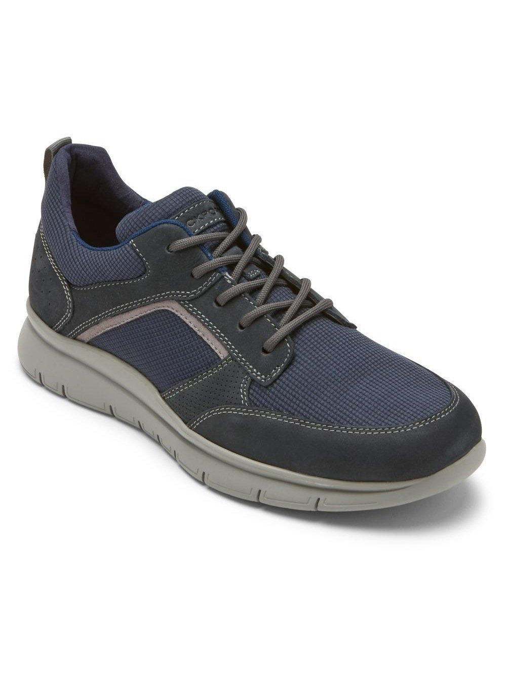 Rockport Men's Primetime Casual Mudguard Sneaker Navy Mesh Leather ...