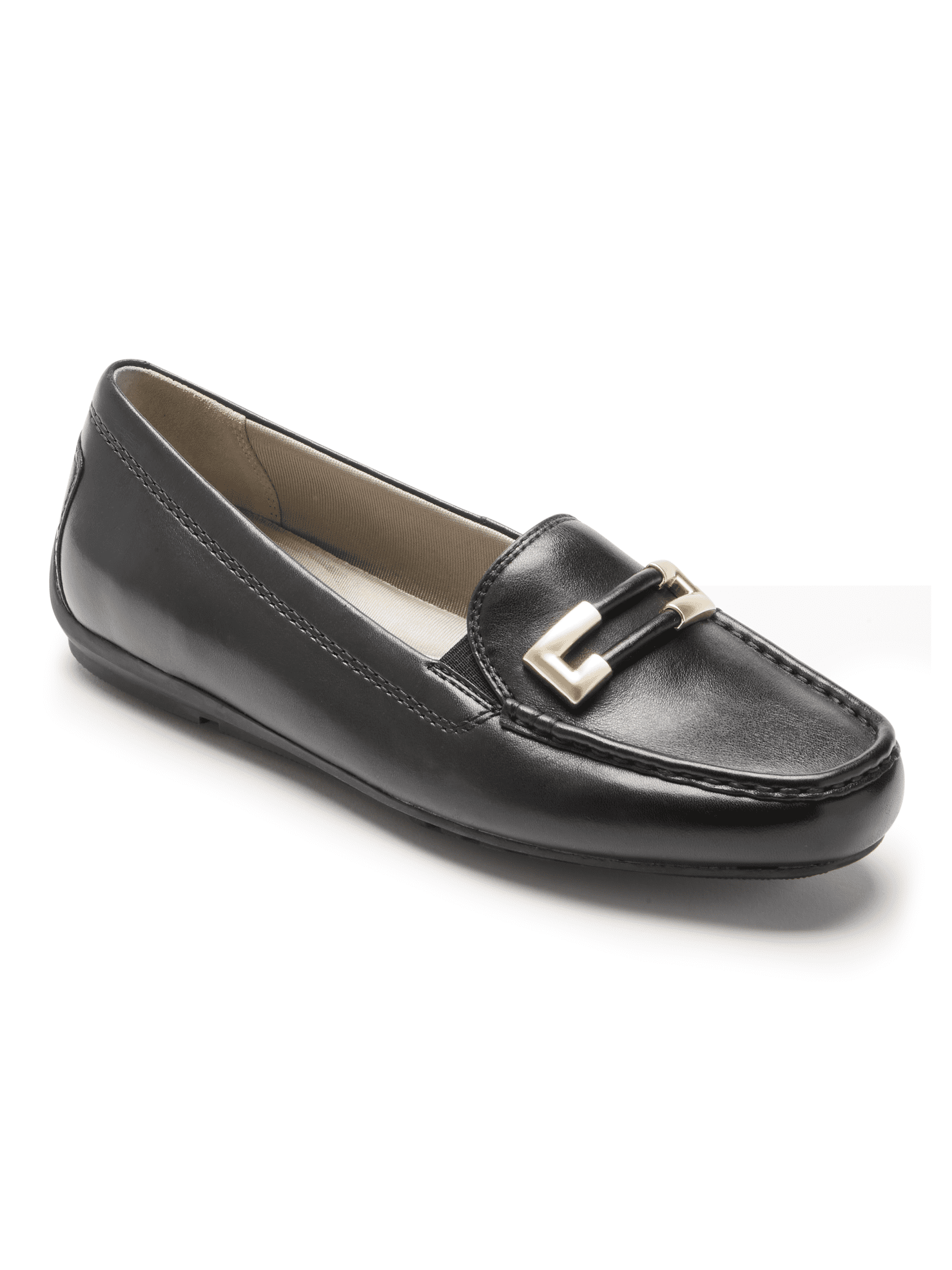 Rockport Women's Total Motion Driver Ornament Loafer Black CI4643.