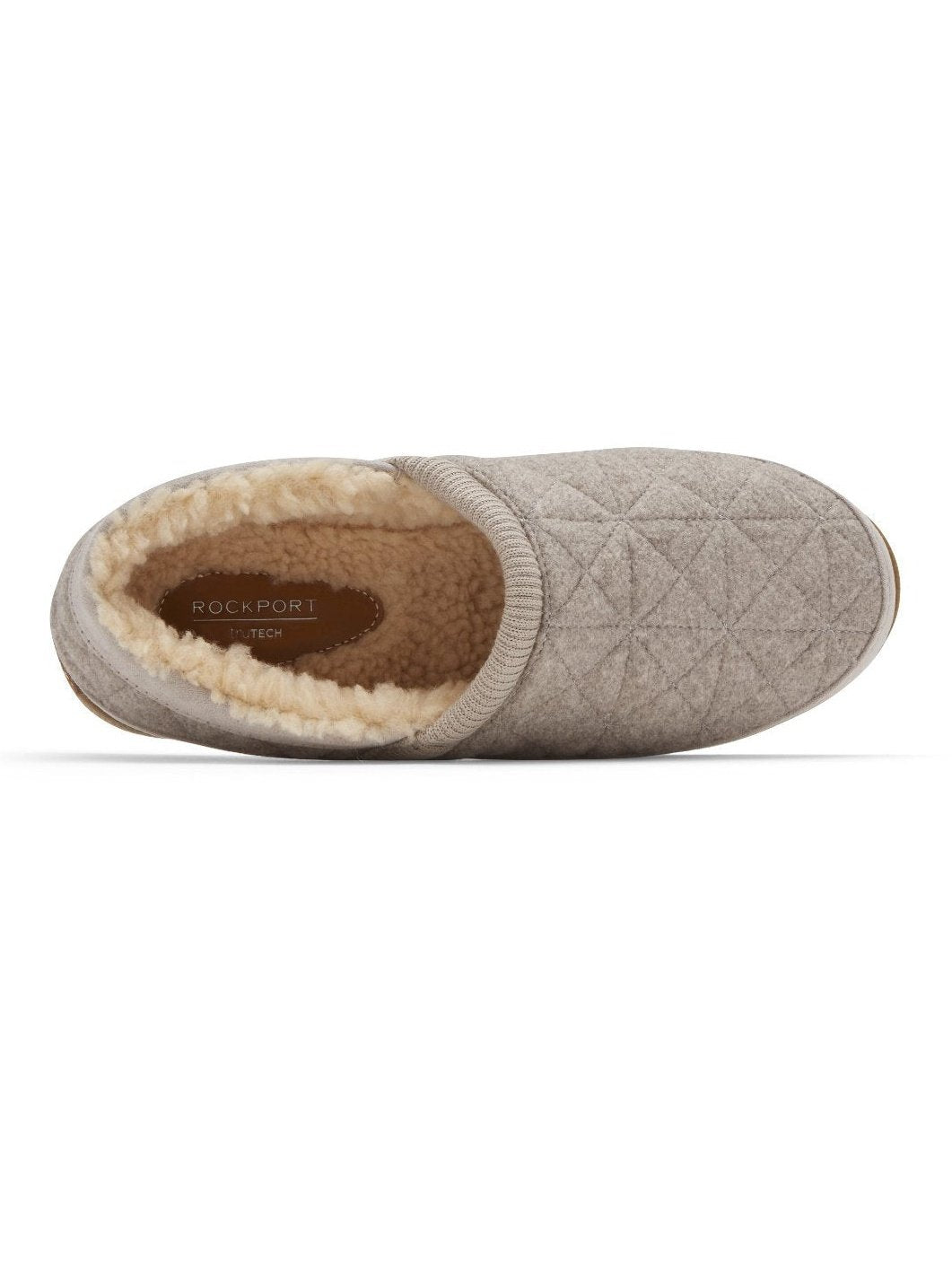 Rockport Women's Trutech Veda Moc Slipper Taupe Grey CI5891.