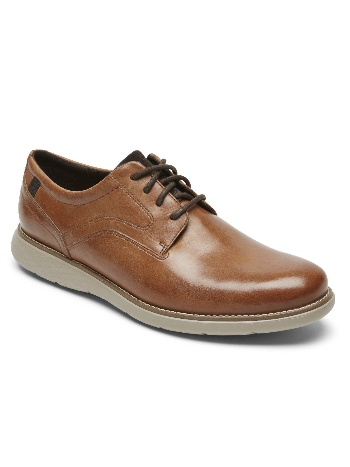 Rockport Men's Garett Plain Toe Oxford Shoes Caramel CI6143