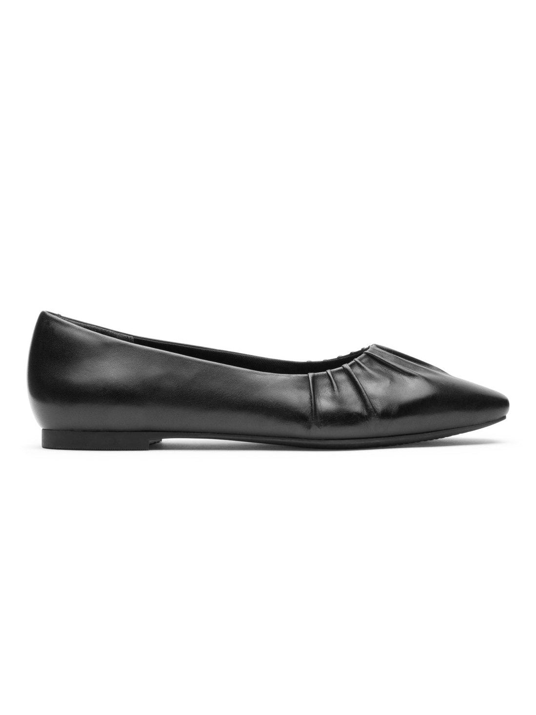 Rockport Women's Total Motion Laylani Gathered Flat Black CI8795.