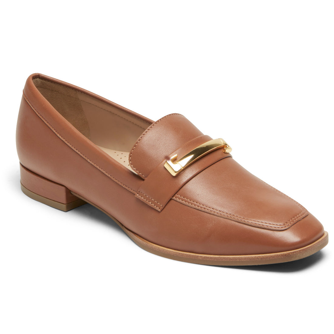 Rockport Women's Santana Bit Loafer Tan Leather CJ0687 - APLAZE