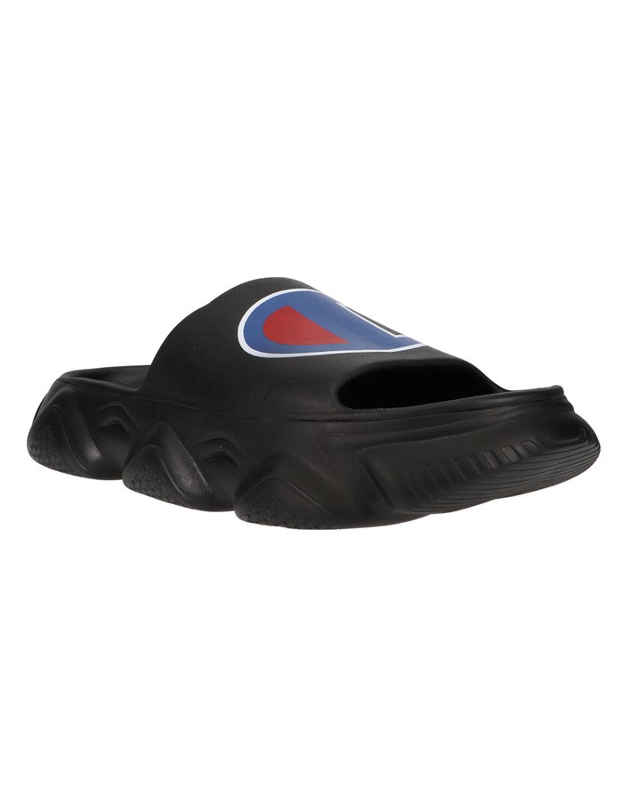 Champion Men's Meloso Squish Slides Black CP101875M.