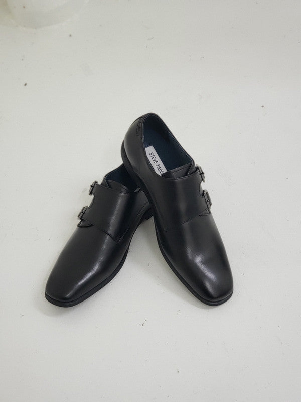 Steve Madden Men's Devito Oxford Shoes Black Leather.