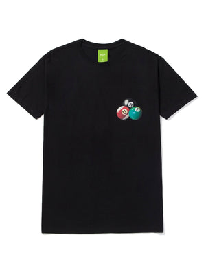 Huf Mens Dirty Pool Triple Triangle Short Sleeve T-Shirt Black TS01728.
